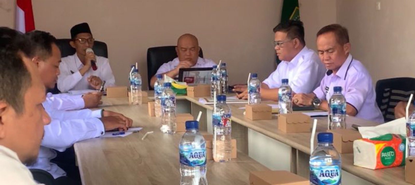 Kemenag Mesuji menerima Tim Monev Produk Hukum dari Kanwil Kemenag Lampung