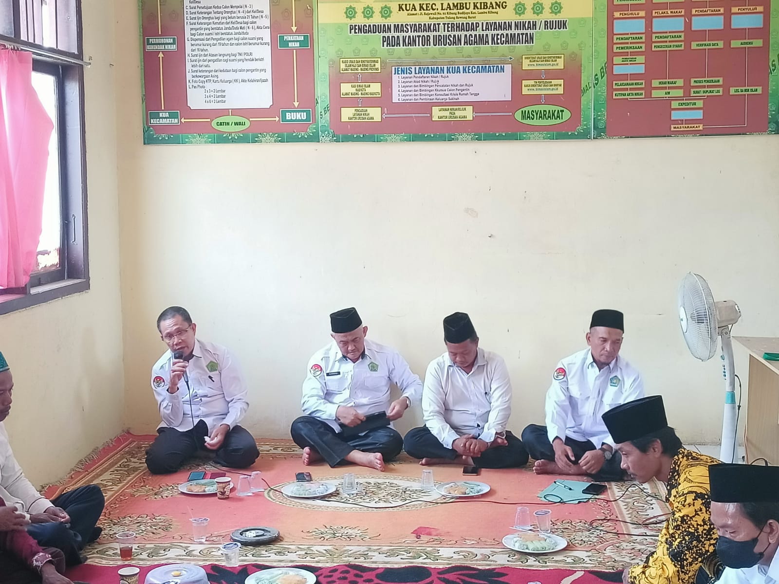 Tingkatkan Layanan Masyarakat, Seksi Bimas Islam Kemenag Tubaba Lakukan Supervisi Layanan NR