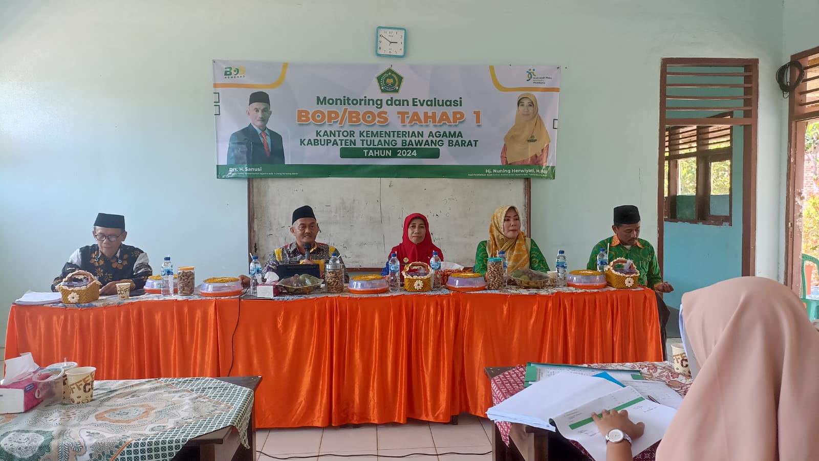Mewujudkan Akuntabilitas dan Kualitas Pendidikan Madrasah Kemenag Tubaba Lakukan Monev BOS