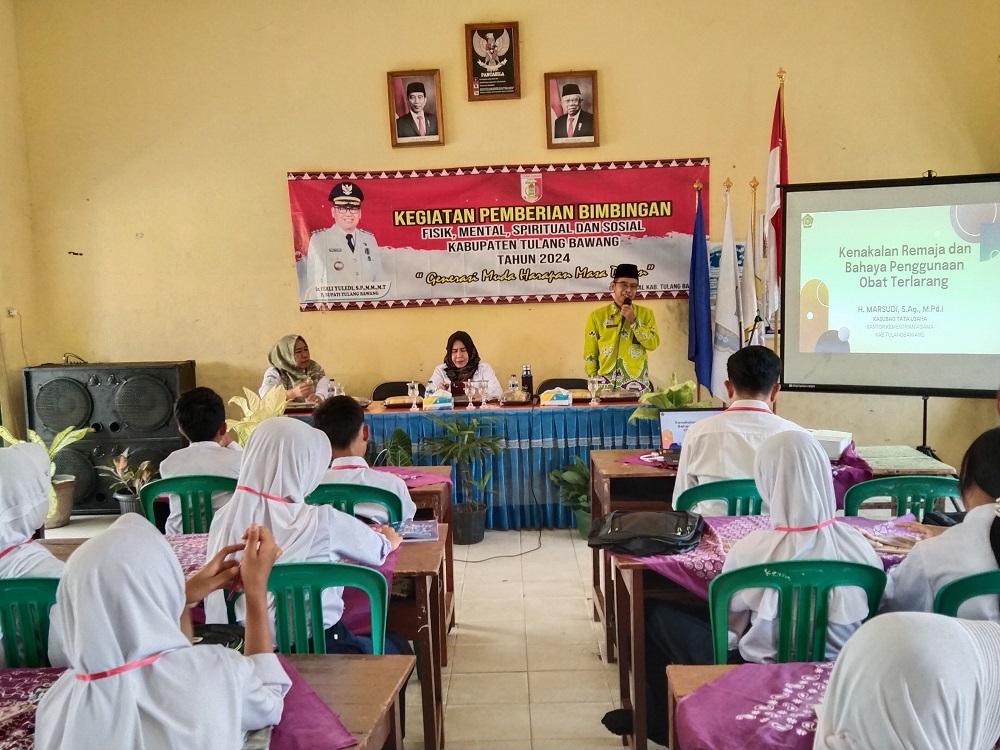 Didaulat Sebagai Narasumber, Marsudi Tekankan Pentingnya Pendidikan Keagamaan dan Kerjasama untuk Cegah Kenakalan Remaja di Tulang Bawang