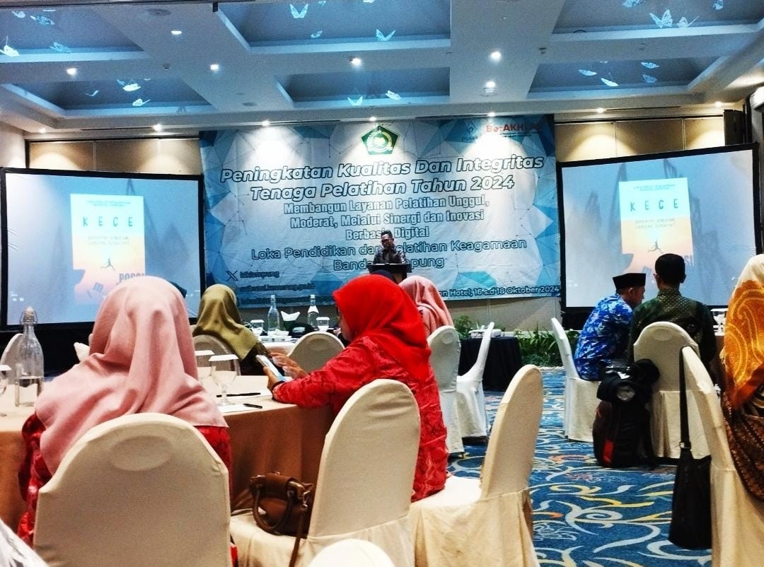ASN Kemenag Pesawaran Ikuti Kegiatan Peningkatan Kualitas Integritas Tenaga Pelatihan