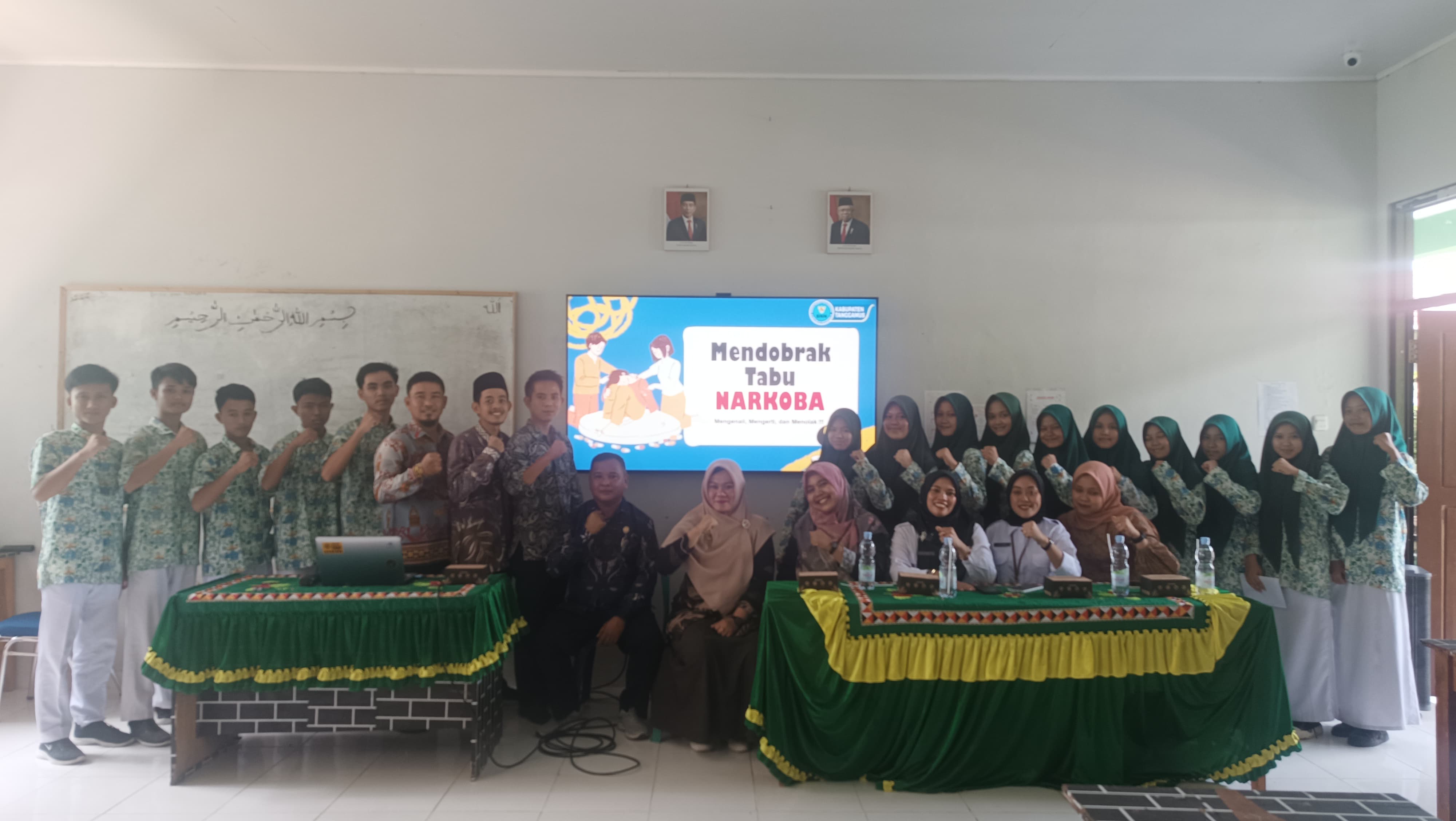 Cegah Narkoba Masuk Madrasah, MAN 1 Tanggamus Gandeng BNN dan Satgas Anti Narkoba
