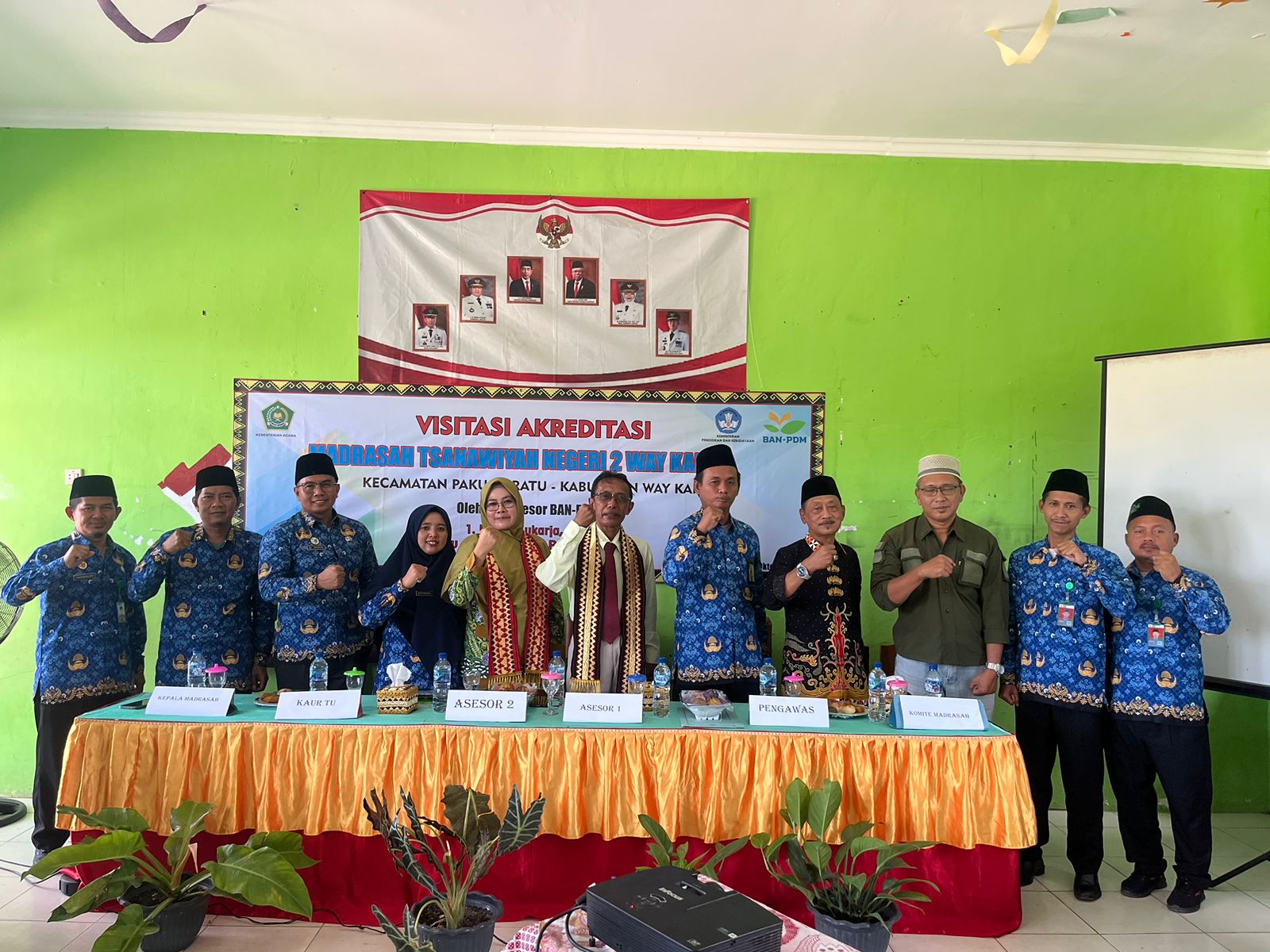 MTsN 2 Way Kanan Menggelar Akreditasi: Dua Hari Evaluasi Mutu Pendidikan