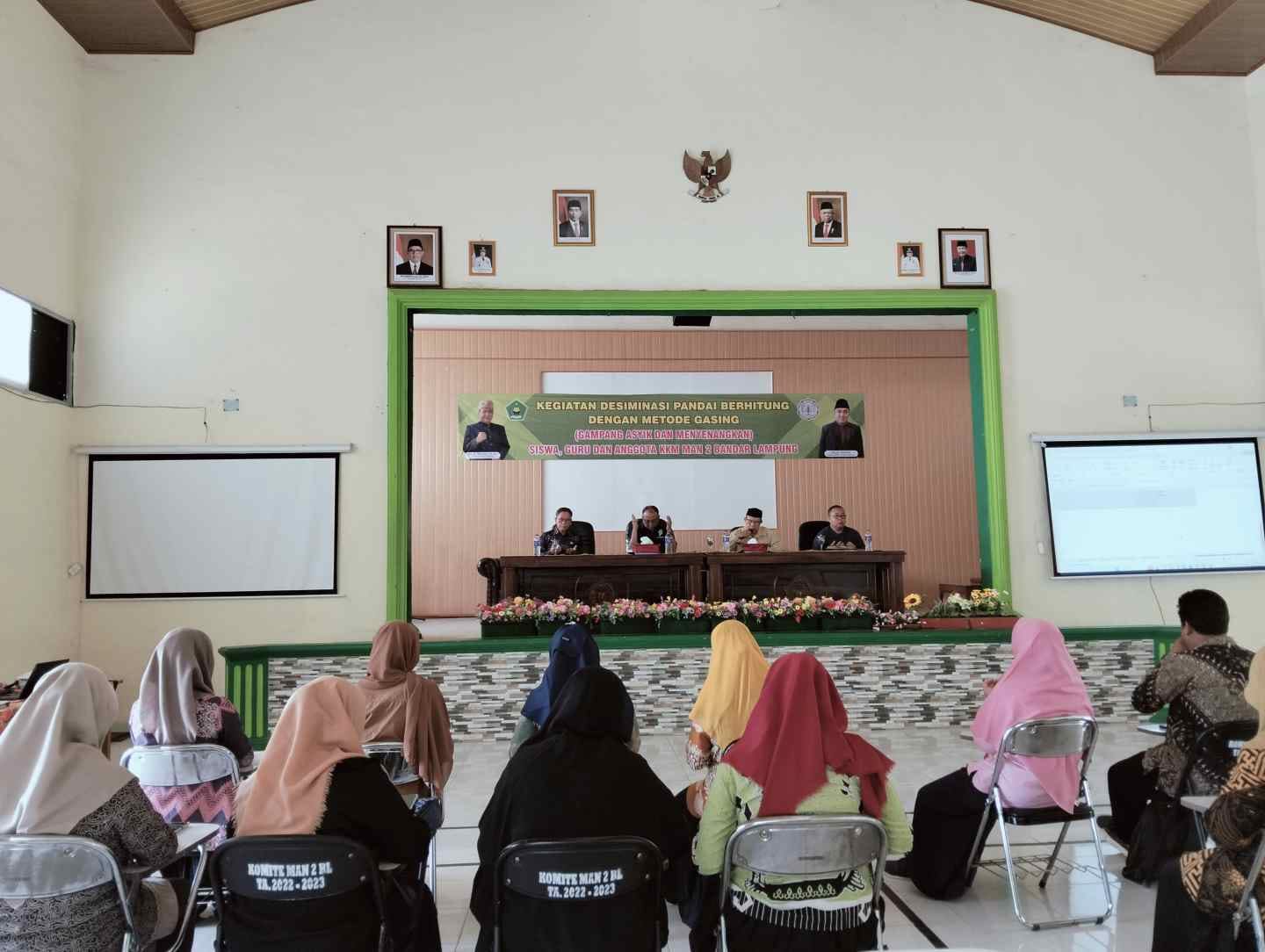 Desiminasi Metode GASING Se-KKM MAN 2 Bandar Lampung