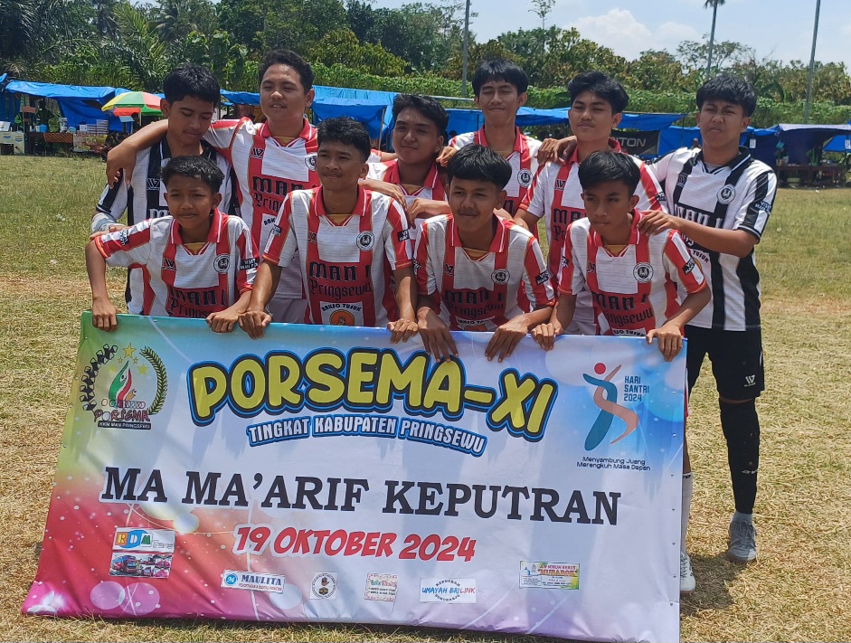 Unggul 4-2 di Final, Tim Futsal MAN 1 Pringsewu Juara Pertama Porsema Pringsewu 2024