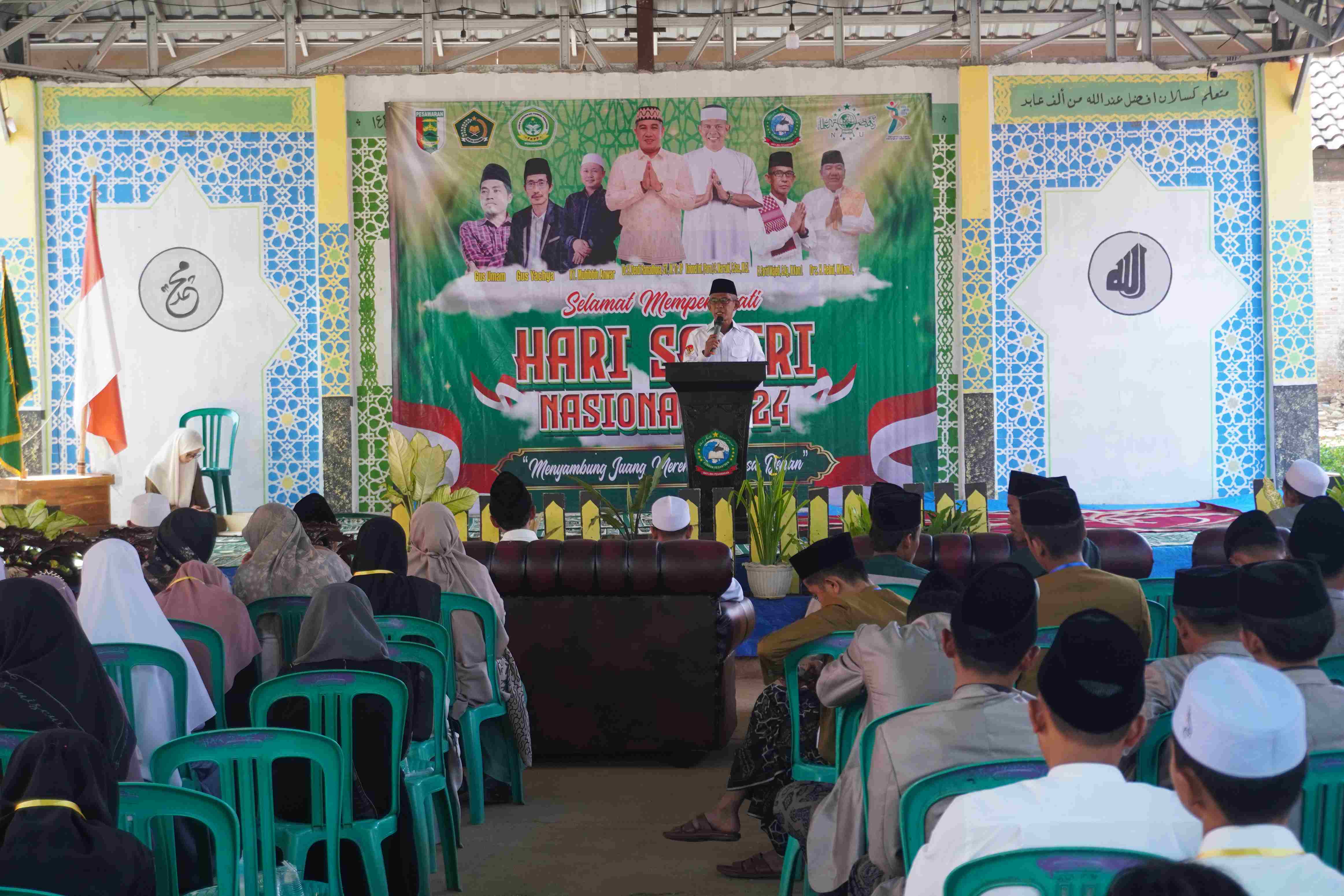 Ka. Kemenag Pesawaran Membuka Gebyar Lomba Antar Pondok Pesantren se-Kabupaten Pesawaran dalam Rangka HSN 2024