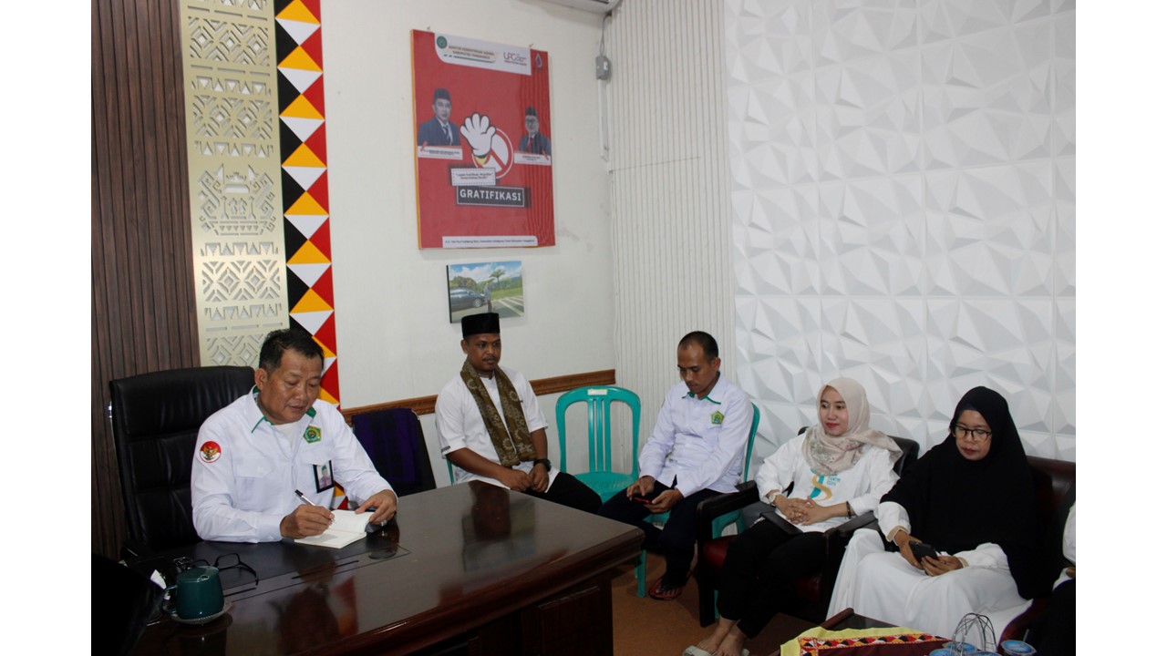 Rapat Koordinasi Persiapan Akhir Tahun di Kantor Kementerian Agama Tanggamus