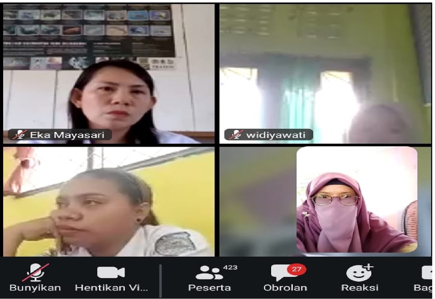 Kepala Perpustakaan MTsN 2 Way Kanan, Mengikuti Kegiatan Peningkatan Pendamping Literasi.