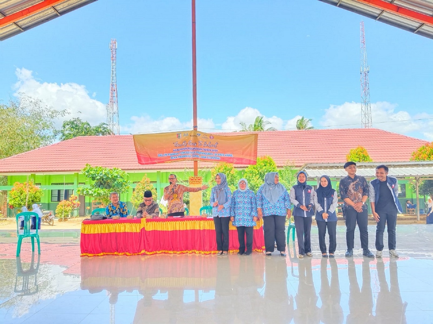 MTSN 1 Pesawaran Gelar Sosialisasi Pencegahan Pernikahan di Usia Anak, Seks Pra Nikah, Napza dan Stunting Pda Peerta Didik