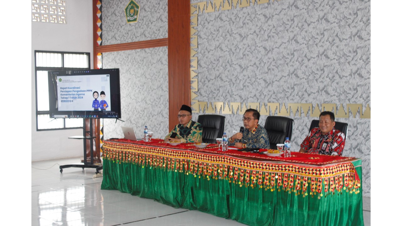 Kepala Kemenag Tanggamus Resmi Buka Rapat Koordinasi Persiapan Pengadaan PPPK Tahap 1 Tahun 2024