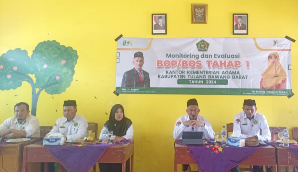 Monev Dana BOS Madrasah di Tulang Bawang Barat Untuk Meningkatkan Kualitas Pendidikan
