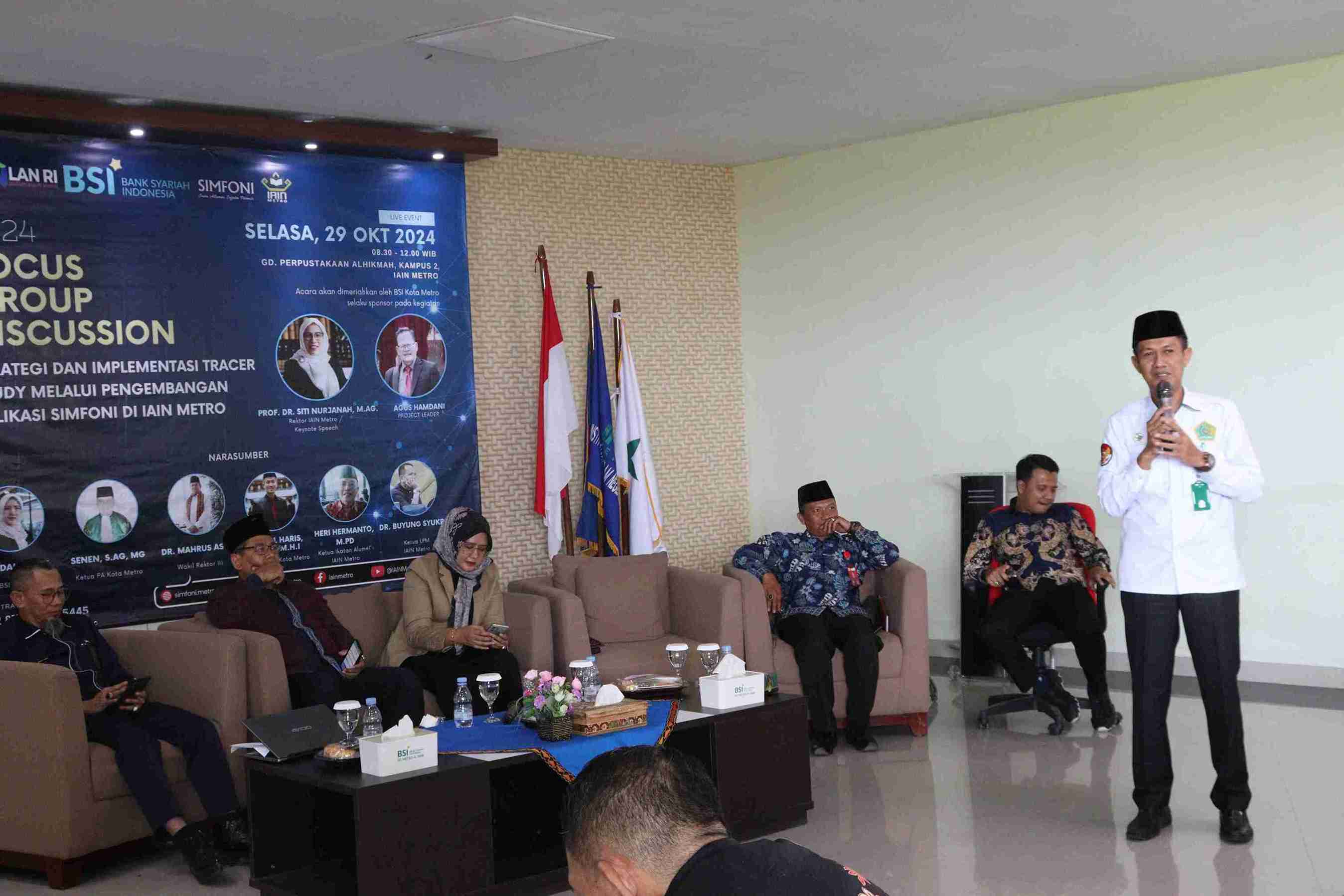Abdul Haris Paparkan Strategi Tracer Study di IAIN Metro