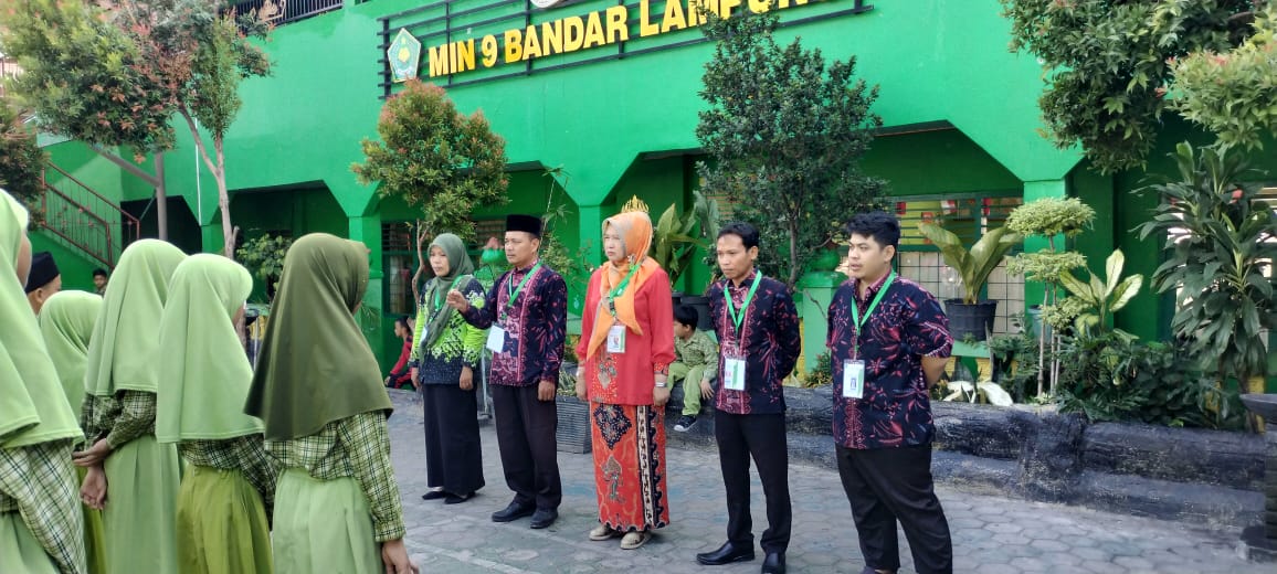Pelaksanaan Asesmen Nasional Berbasis Komputer (ANBK) di MIN 9 Bandar Lampung