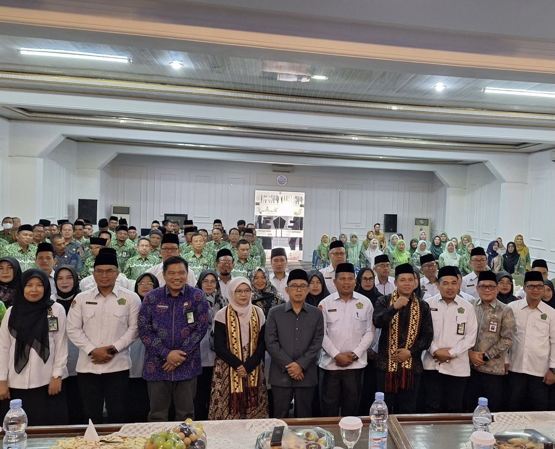 Kepala MTsN 2 Way Kanan Ikuti Rapat Koordinasi Kepala Madrasah se-Provinsi Lampung dan Pengukuhan Pengurus FPMI