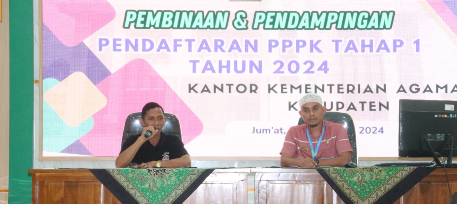 Kemenag Mesuji Gelar Pembinaan dan Pendampingan Pendaftaran PPPK Tahap 1 Tahun 2024