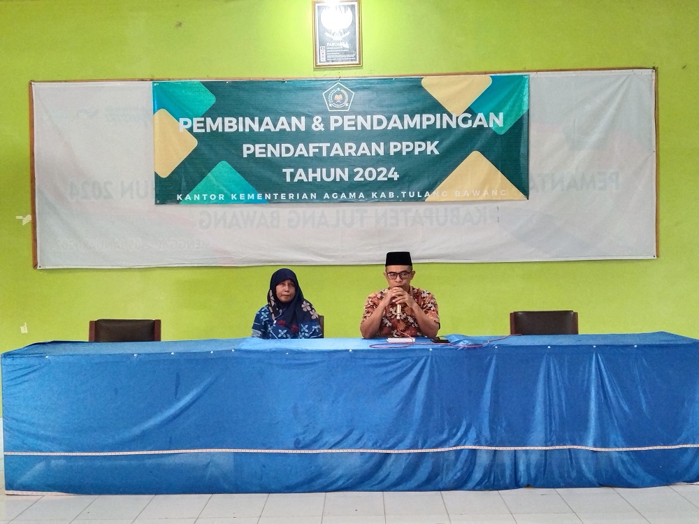 Adakan Pembinaan Pendaftaran PPPK Tahap 1, Kasubbag TU Tekankan Pentingnya Keakuratan Data dan Pendampingan dalam Proses Pendaftaran