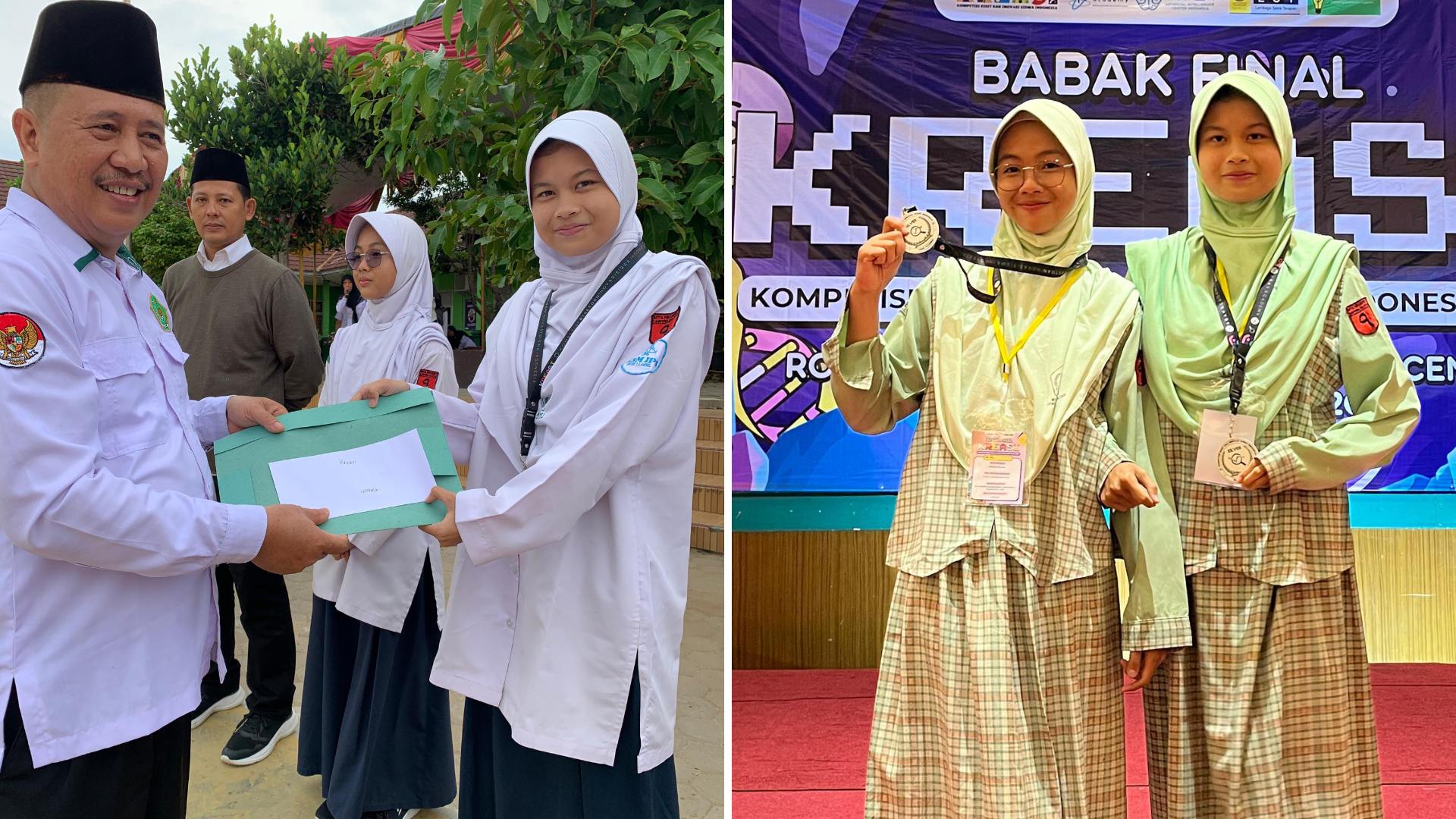 Kontingen MTsN 1 Lampung Selatan Raih Silver Medal dalam Kompetisi Riset dan Inovasi Siswa Indonesia (KREASI) Bidang Ilmu Sosial Humaniora Keagamaan (ISHK)