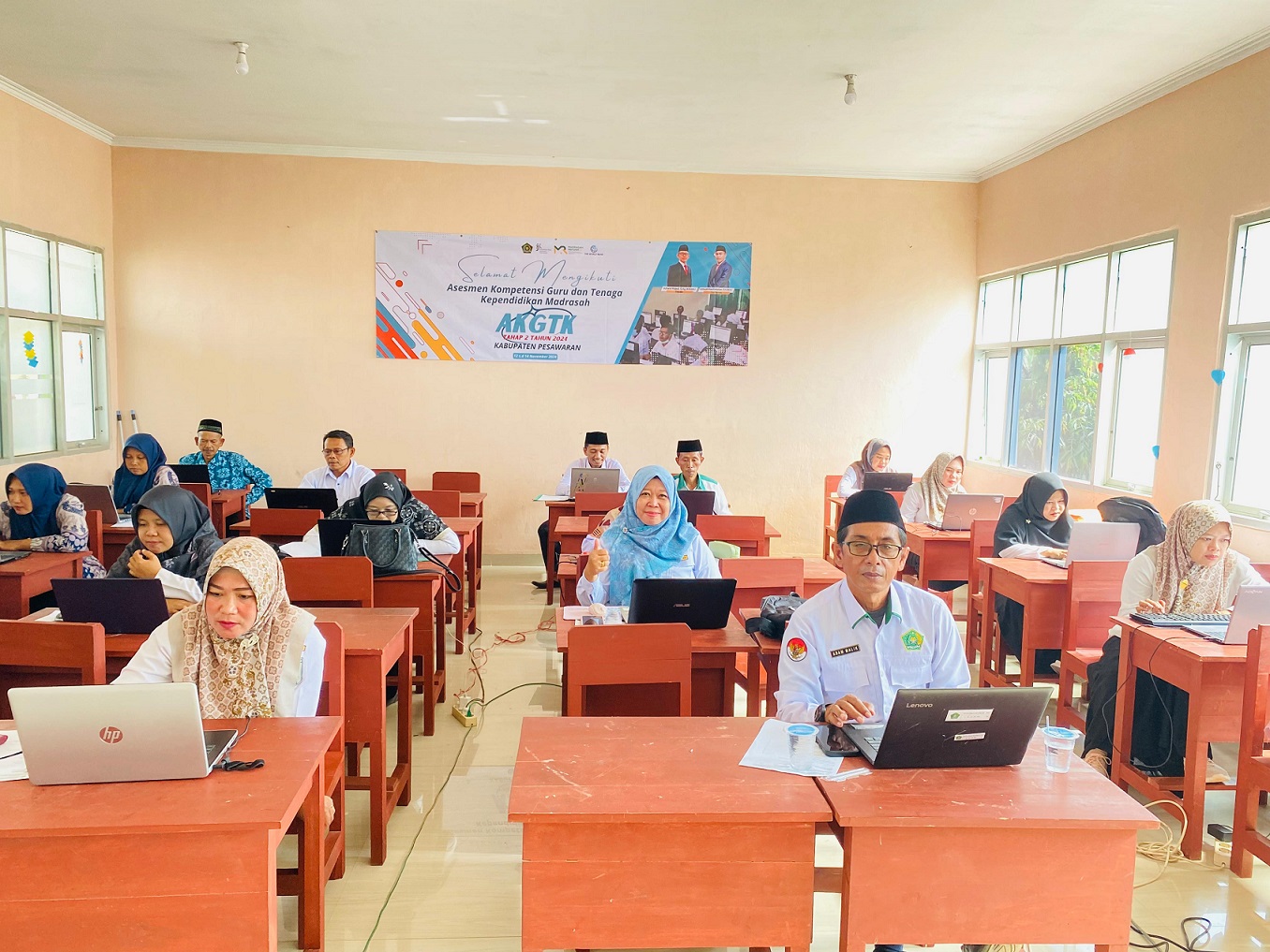 Guru MTsN 1 Pesawaran antusias ikuti AKGTK tahap 2 Kemenag Kabupaten Pesawaran tahun 2024