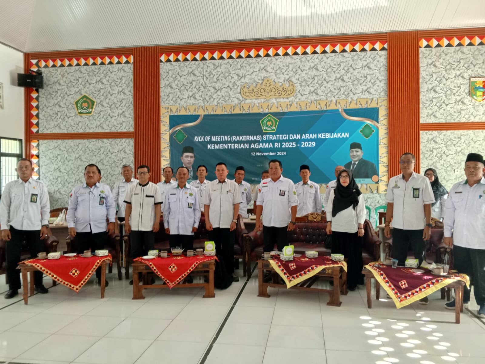 Kemenag Tanggamus Ikuti Kick Off Meeting RAKERNAS Strategi Kebijakan Kementerian Agama 2025-2029