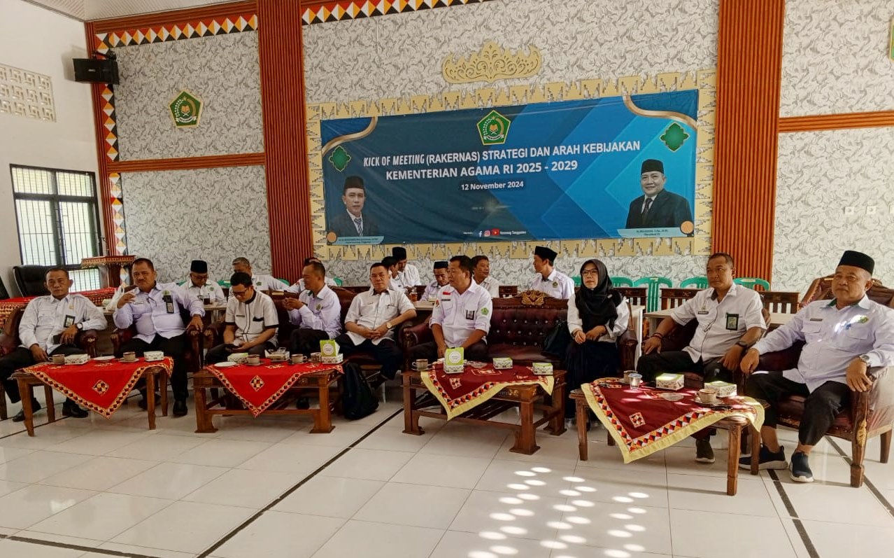 H. Ramdani Hadiri Rakernas Kemenag RI 2025-2029 Secara Daring: Bangun Kesamaan Visi dan Koordinasi Strategis