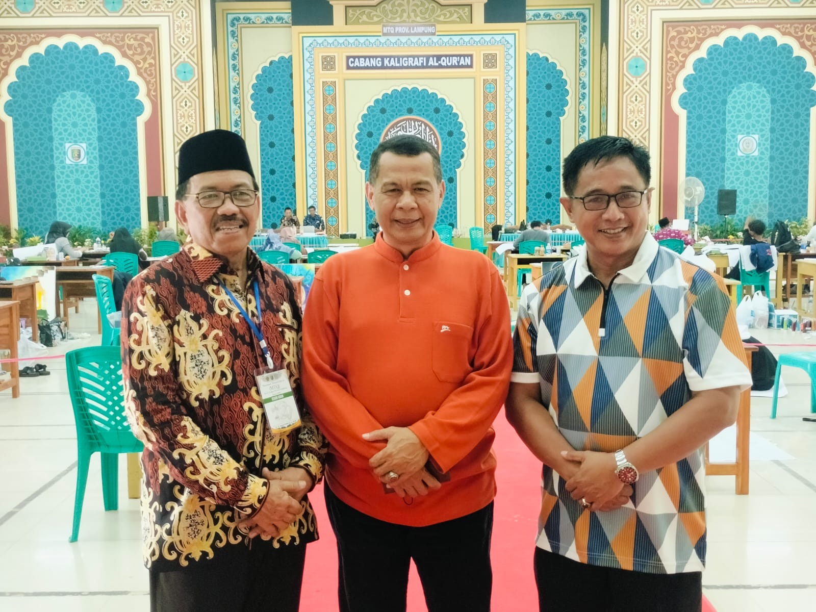 Kepala Kankemenag Kunjungi Kafilah MTQ Kota Bandar Lampung Untuk Berikan Dukungan