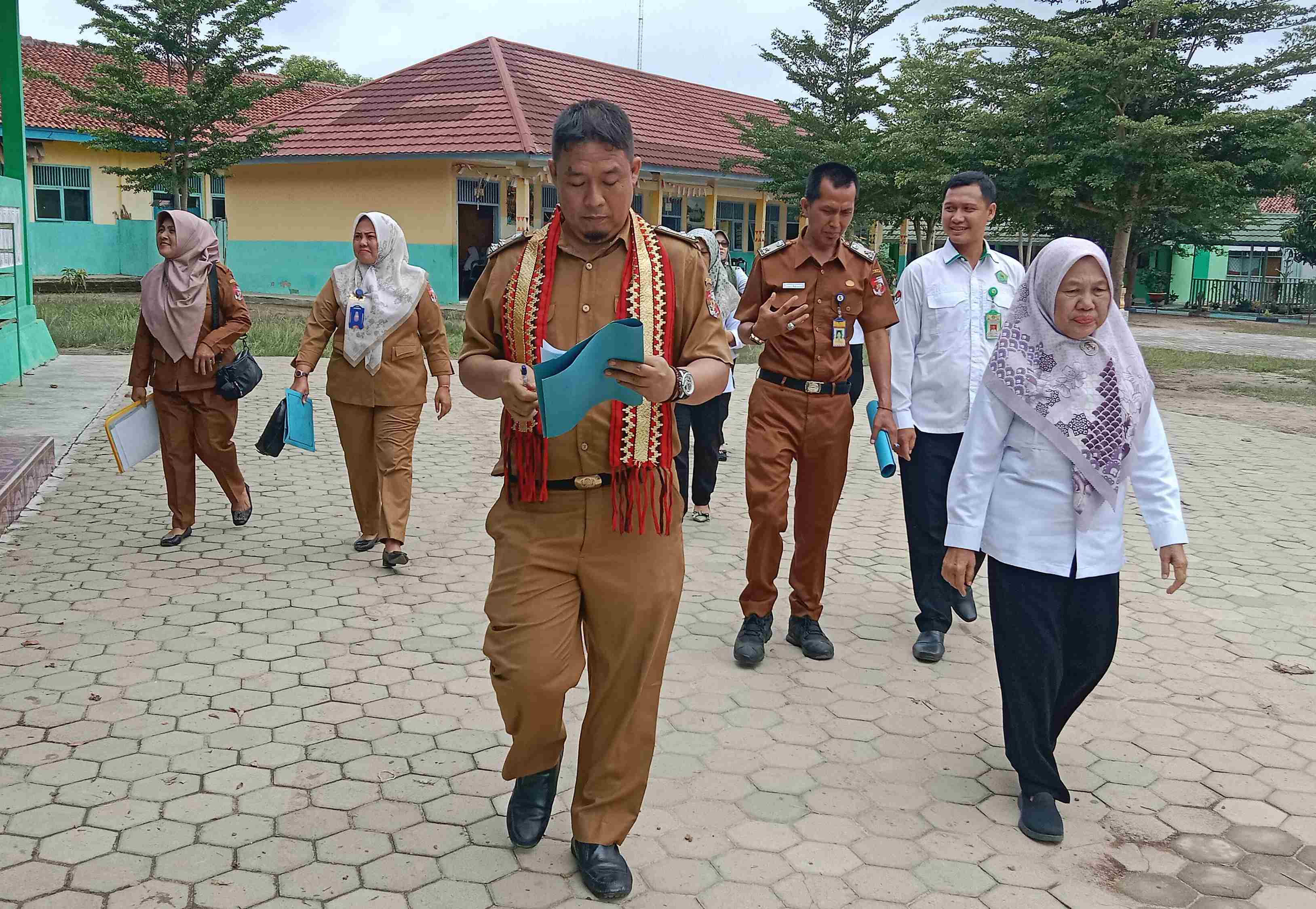 MTsN 3 Lampung Utara Ikuti Penilaian Lomba Adiwiyata Tingkat SMP/MTs Se Kabupaten Lampung Utara