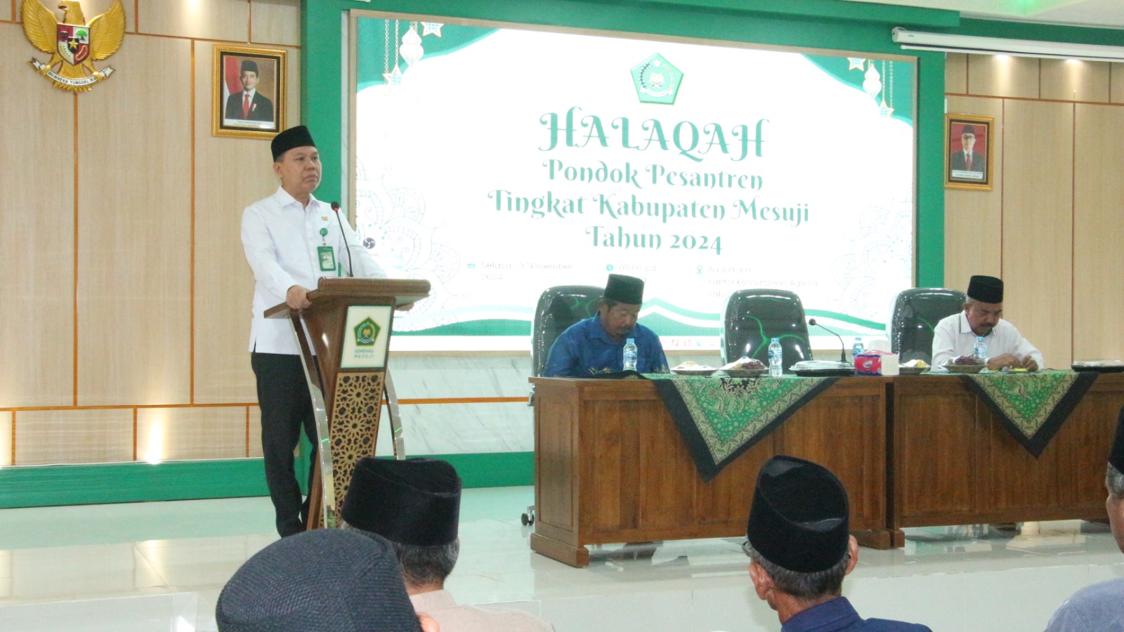 Kemenag Mesuji Gelar Halaqah Pondok Pesantren, Bahas Kemandirian Pesantren dan Kepengurusan Baru