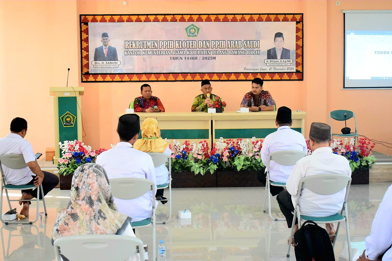 Rekrutmen Petugas Haji 1446 H Tahap Pertama Kabupaten Tubaba Dilaksanakan di Gedung PLHUT