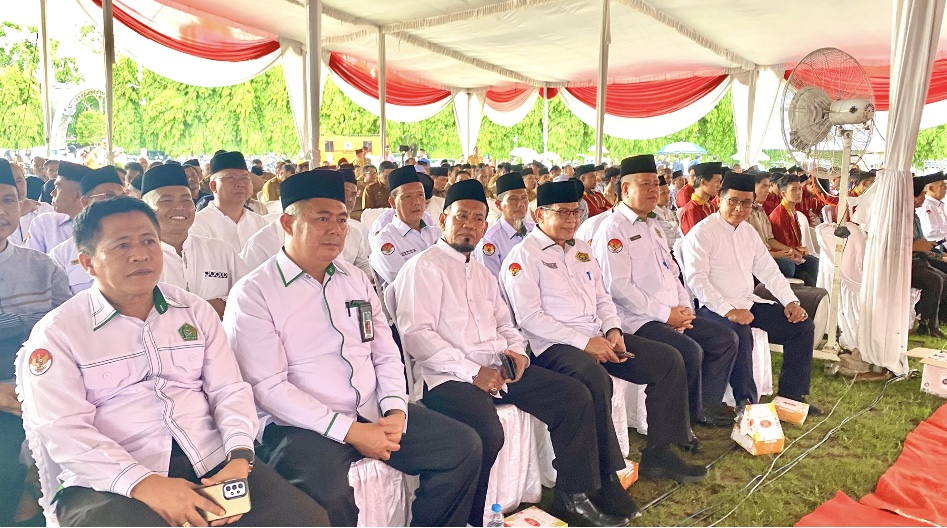 Pengajian Akbar Pemprov Lampung Turut Diikuti ASN Kemenag Kota Bandar Lampung