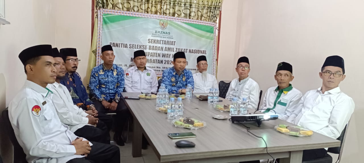 Verifikasi Faktual Calon Pimpinan BAZNAS Kabupaten Way Kanan Dilaksanakan Secara Daring