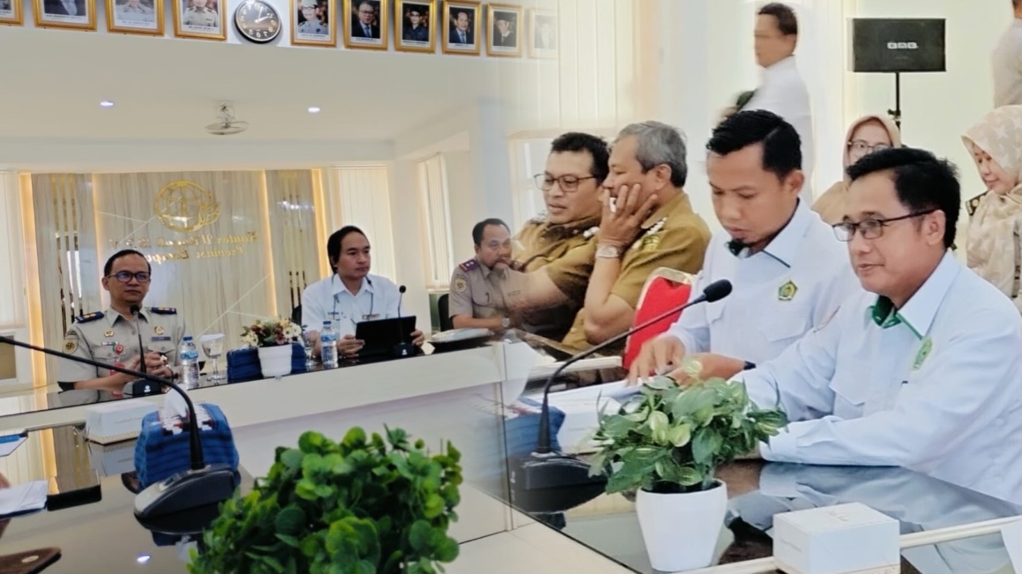 Kasubbag TU Kemenag Kota Bandar Lampung Hadiri Rakor Akhir Pelaksanaan Kegiatan Inventarisasi Tanah Instansi Pemerintah Tahun 2024