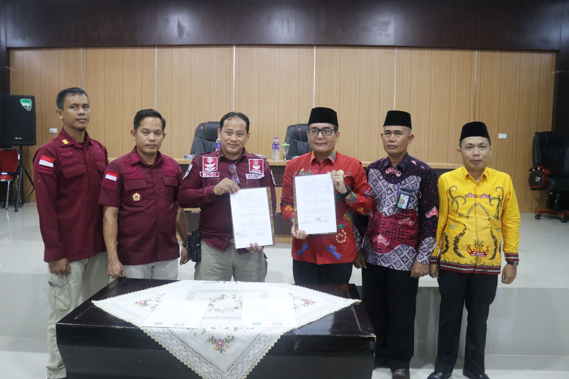 Kepala Rutan Kelas IIB Kotabumi Bersama Kepala Kemenag lampung Utara Tandatangani MoU