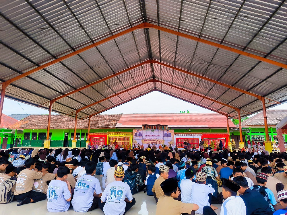 MTsN 1 Pesawaran Sukses Gelar Selebrasi P5RA dengan Tema Waktunya Madrasah Berbudaya Lampung