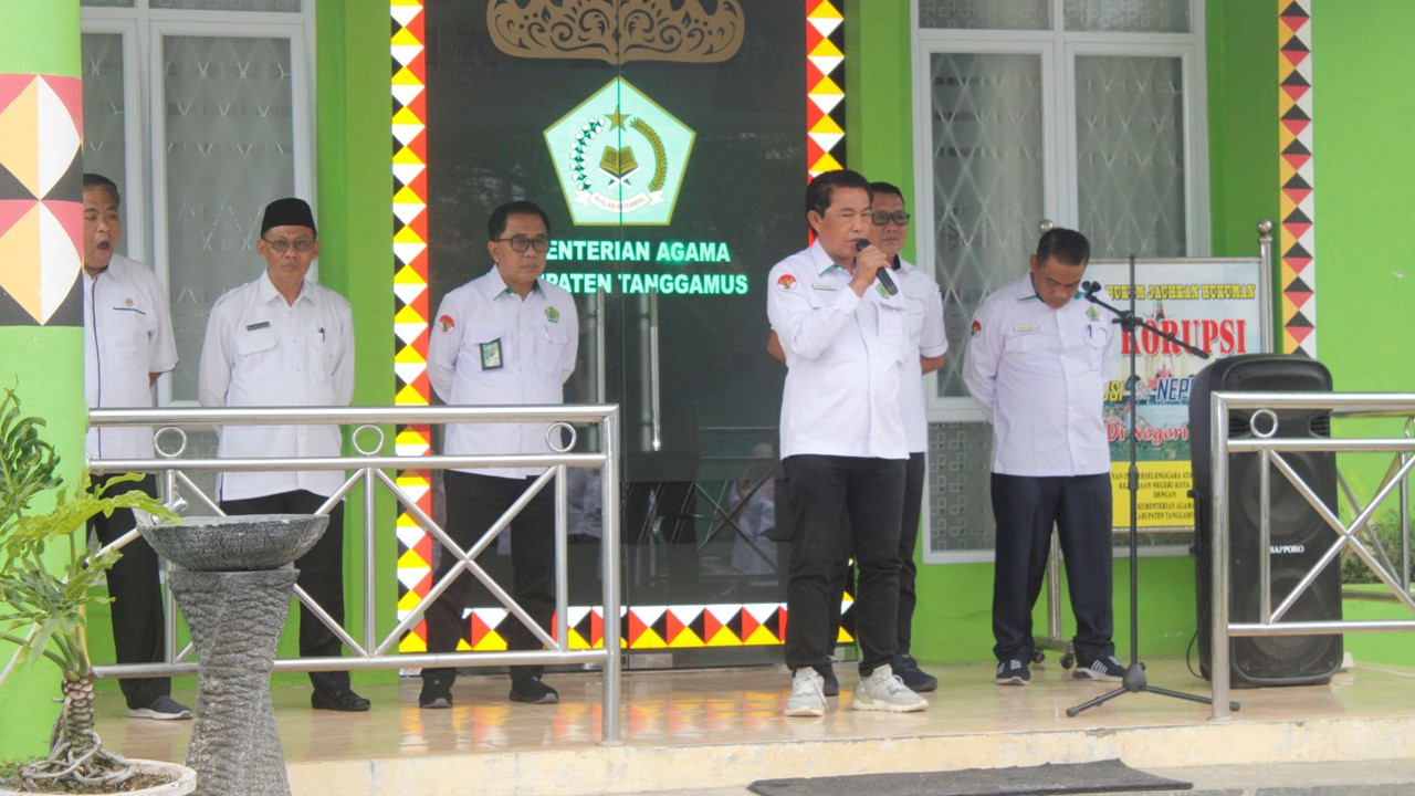 Kasi Penmad Tanggamus Pimpin Apel, Tegaskan Sinergitas untuk HAB ke-79