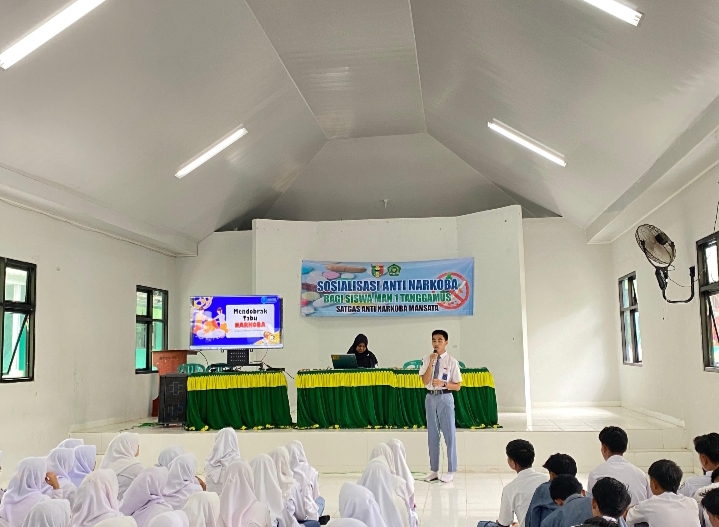 Sosialisasi Bahaya Narkoba Oleh Satgas Anti Narkoba MAN 1 Tanggamus