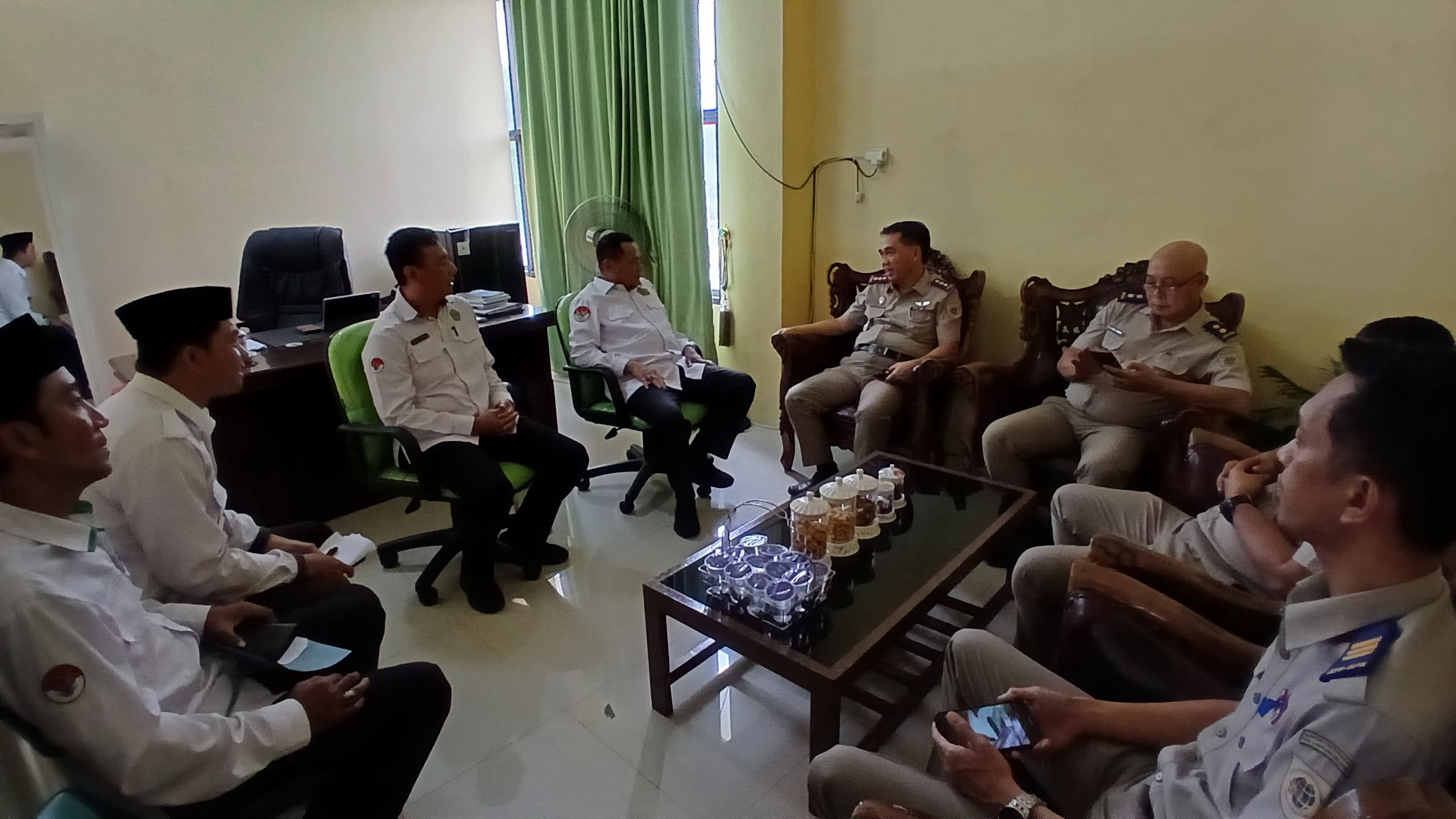 Ka KanKemenag Bandar Lampung Terima Audiensi Kepala BPN Bahas Percepatan Sertifikat Tanah Wakaf