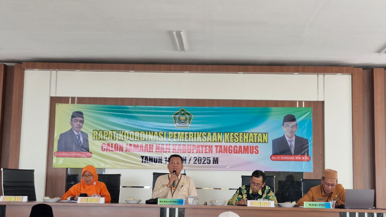 Kemenag Tanggamus Gelar Rapat Koordinasi Kesiapan Penyelenggaraan Haji 2025