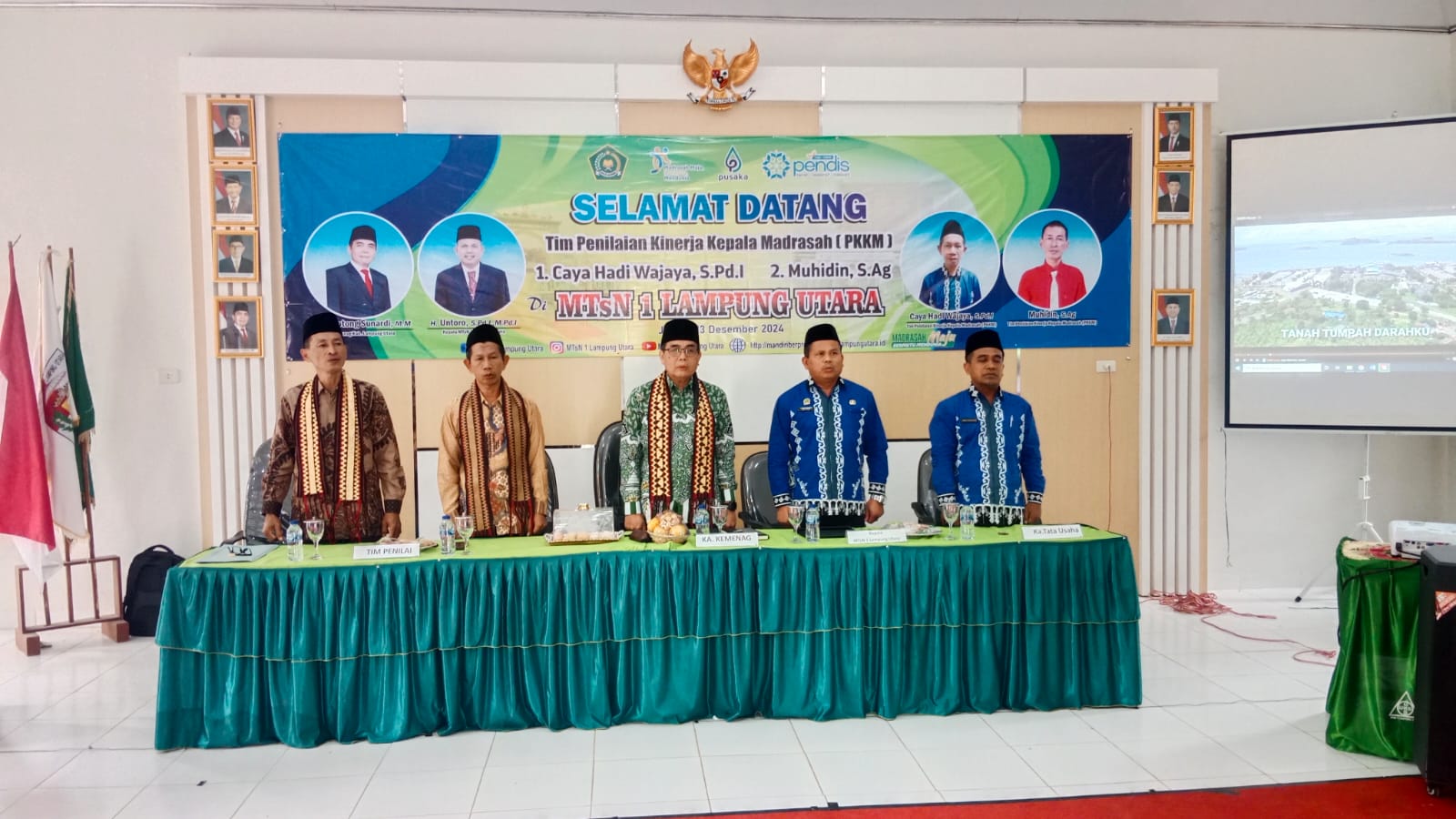 Kepala KanKemenag Totong Sunardi Buka Kegiatan PKKM DI MTsN 1 Lampung Utara