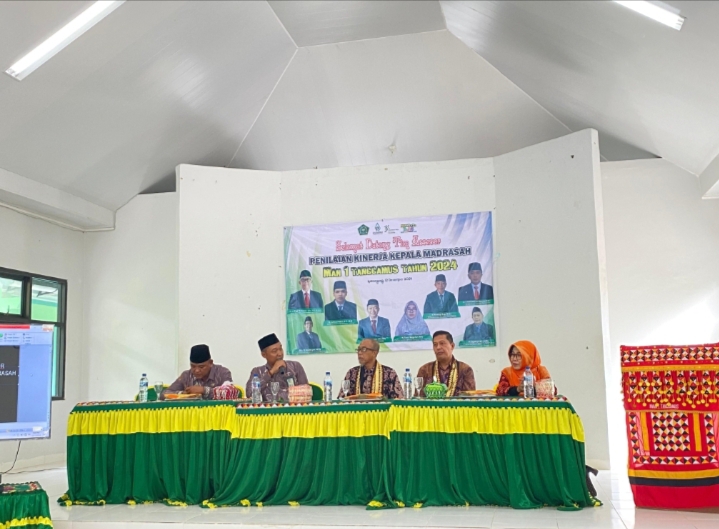 Puncak! MAN 1 Tanggamus Laksanakan Penilaian Kinerja Kepala Madrasah (PKKM) Tahun 2024