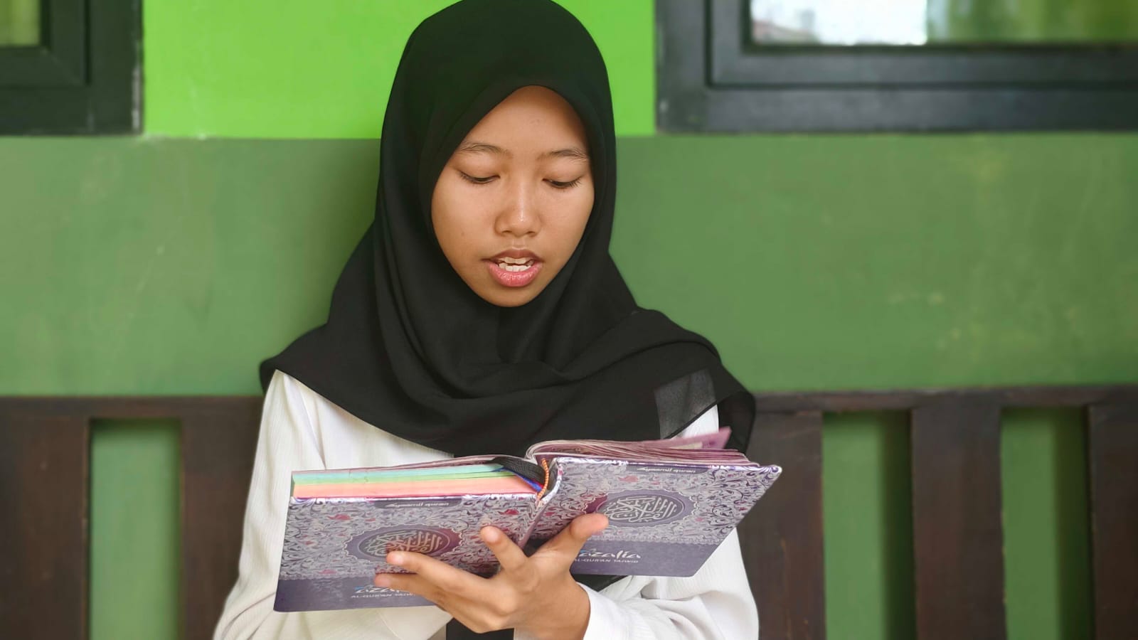 Aulia Kuwaysa Zakira Tampil Percaya Diri dalam Sidang Tahfidz MTsN 1 Tanggamus 2024