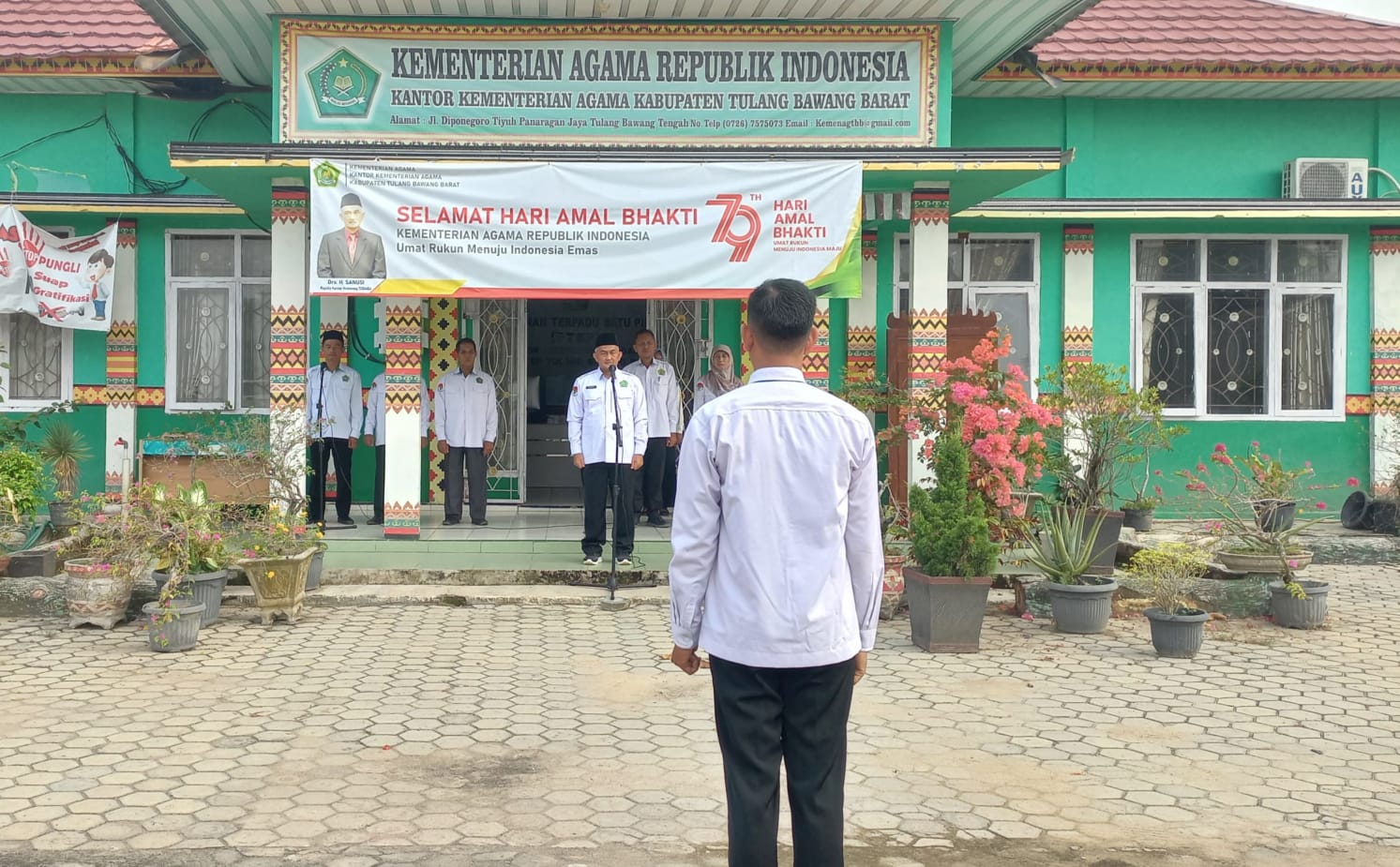 Pimpin Apel Pagi, Kepala Kemenag Tubaba Sampaikan Pesan Di Akhir Tahun