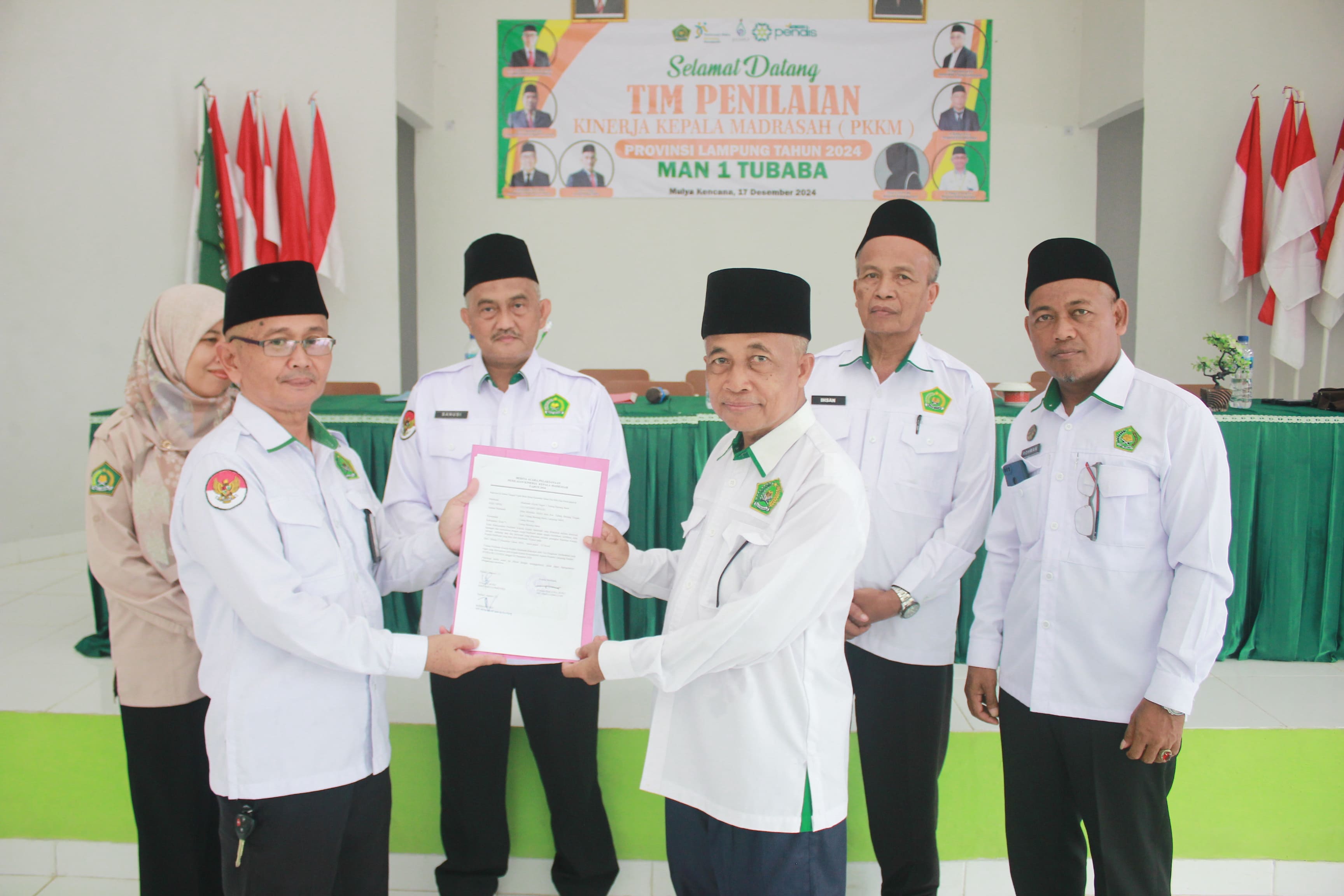 MAN 1 Tulang Bawang Barat Laksanakan Penilaian Kinerja Kepala Madrasah 2024