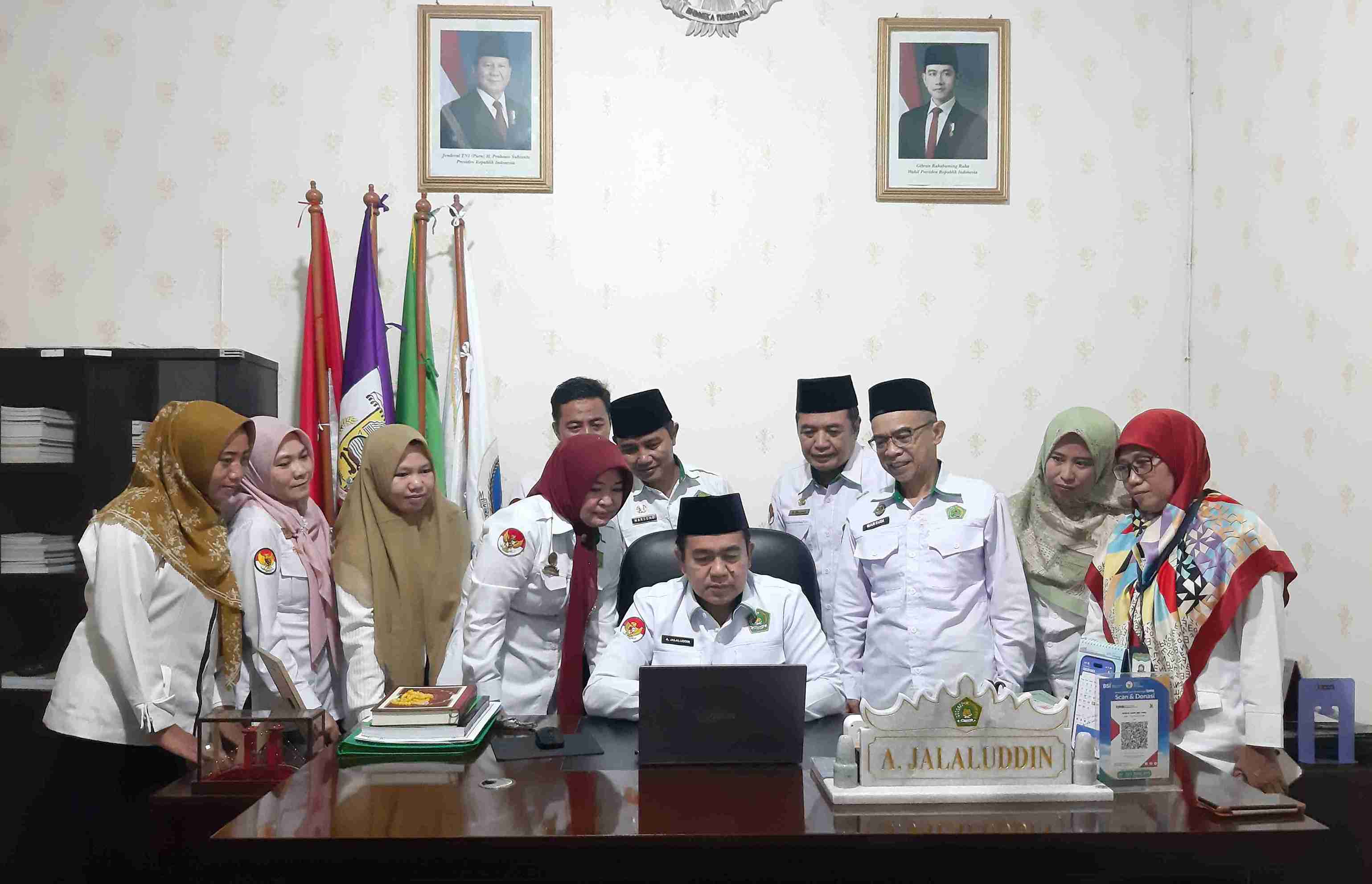 Kakankemenag Tulang Bawang Submit PMPZI Tahun 2024;Tahap Akhir Pembangunan Zona Integritas Mari Ciptakan Ekosistem Kerja yang Lebih Baik