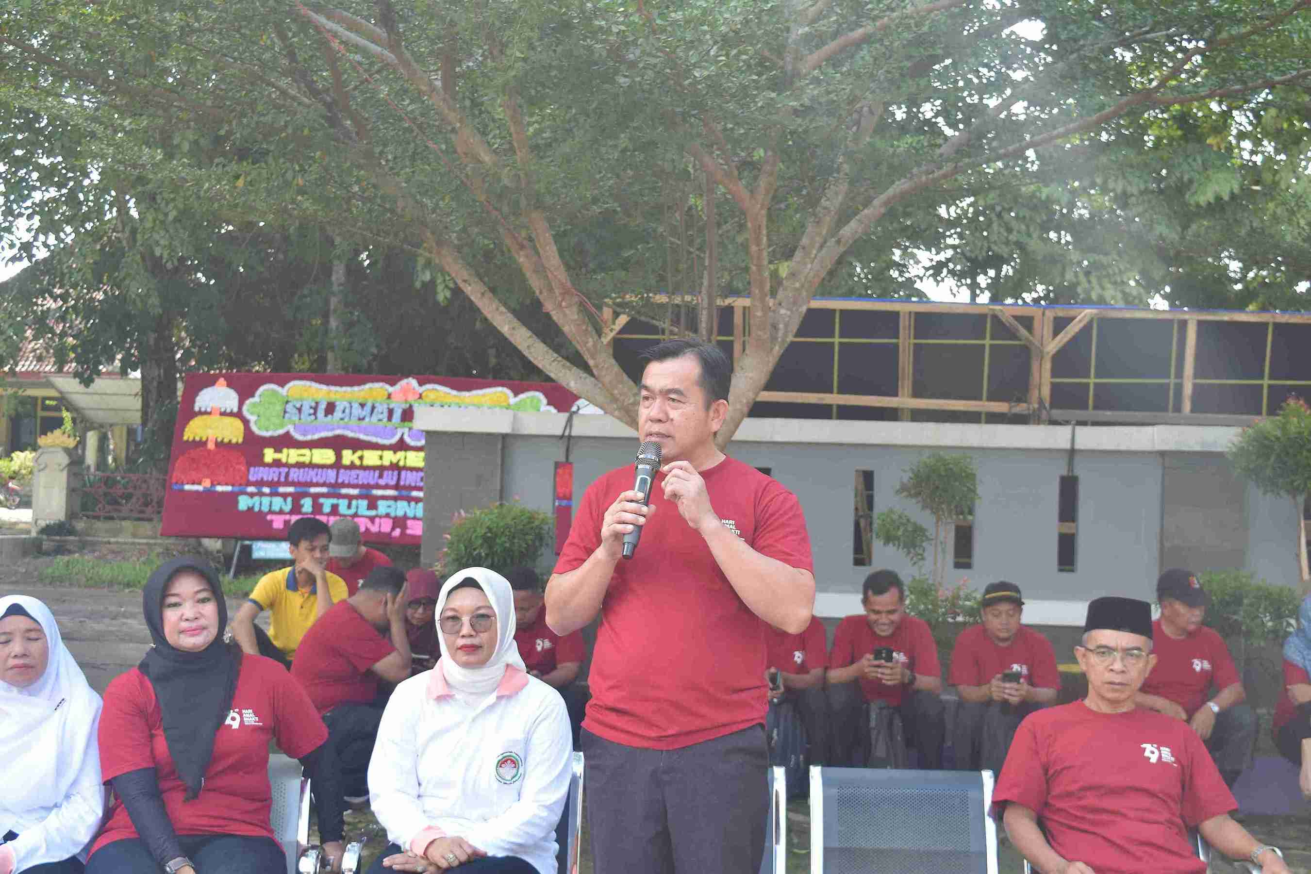 Kakankemenag Tulang Bawang Buka Perlombaan Masak Nasi Goreng Dalam Rangka Mengisi HAB Ke 79 Kementerian Agama
