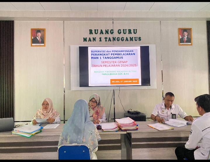 Supervisi dan Pendampingan Perangkat Pembelajaran MAN 1 Tanggamus T.P 2025