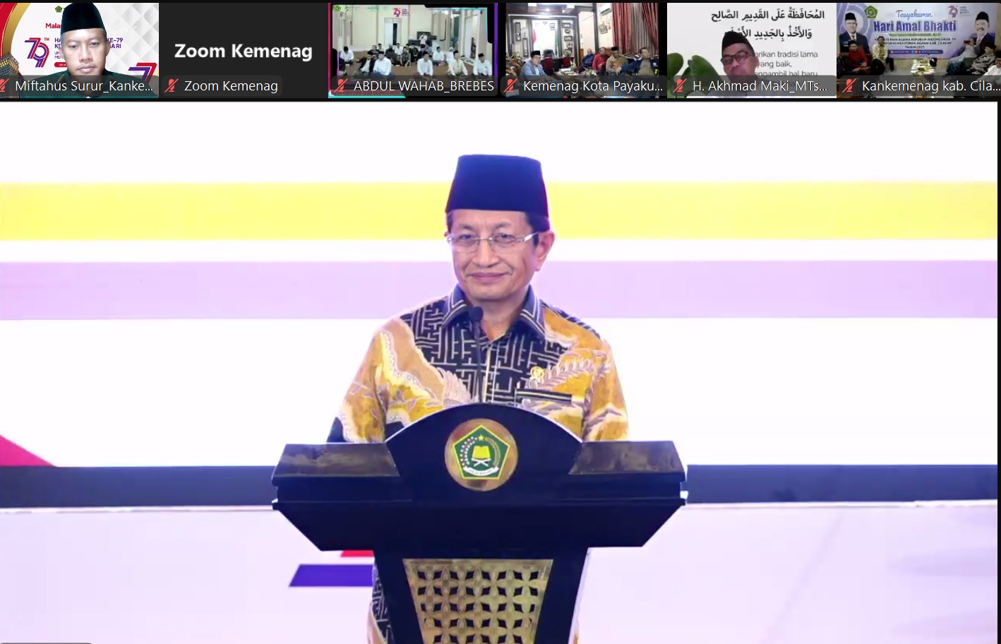Malam Tasyakuran HAB: Momentum Besar untuk Berkontribusi bagi Kerukunan Umat