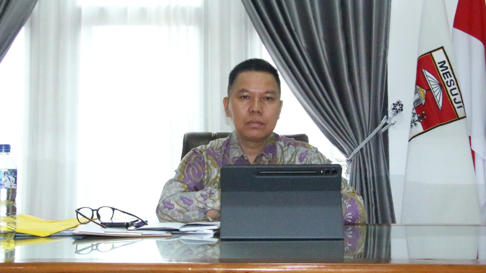 Kemenag Mesuji Ikuti Sosialisasi PMA 32 Tahun 2024 Terkait Nomenklatur Jabatan Pelaksana