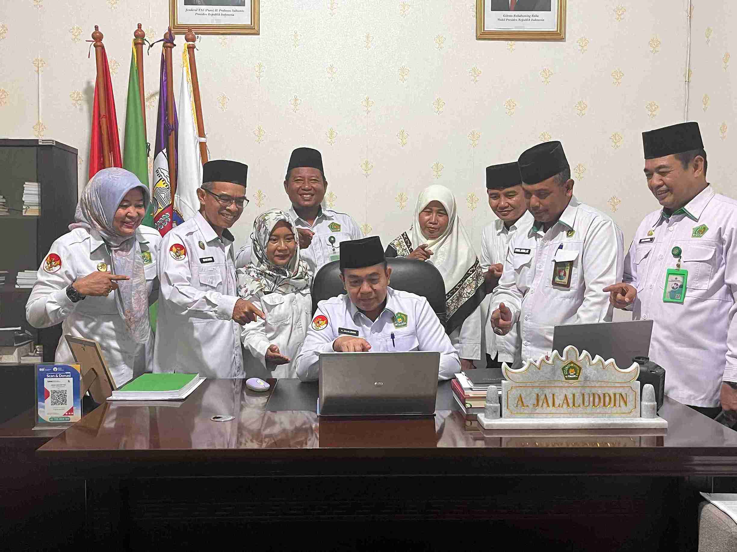 Resmi Submit SIPKA Triwulan Ke IV, Kakankemenag Tulang Bawang Tekankan Para Pejabat Terus Tingkat Kinerja Dengan Baik Yang Berorientasi Dengan Pelayanan Publik