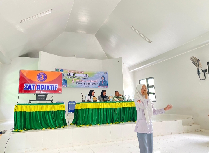 Didampingi BNN Tanggamus, Duta Anti Narkoba MAN 1 Tanggamus Gelar Sosialisasi
