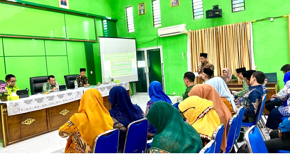 Seksi Pendidikan Madrasah Kemenag Kota Bandar Lampung Gelar Bedah DIPA Tahun Anggaran 2025